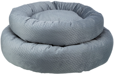 Alena, legowisko, dla psa/kota, owalne, niebiesko/szare, o 50 cm