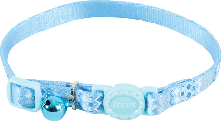 Zolux Obroża regulowana dla kota nylonowa ETHNIC kol. niebieski