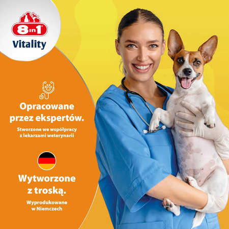8in1 Vitality Multiwitaminy dla dorosłych psów 70tb