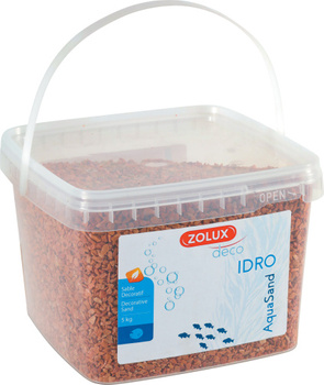 Zolux Żwirek do akwarium Aquasand ASHEWA pomarańczowy 5 kg