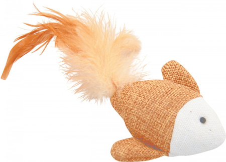 ZOLUX Zabawka dla kota, ryba z piórkiem 7,5 cm