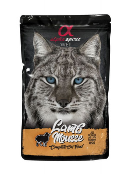 Alpha Spirit Saszetka dla kota Mus z jagnięciny 85 g