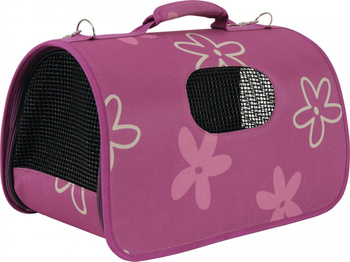 Zolux Torba transportowa dla psa i kota FLOWER średnia fuksja