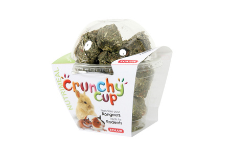 ZOLUX Przysmak naturalny dla gryzoni CRUNCHY CUP lucerna marchew 200g