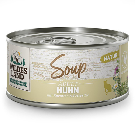 WILDES LAND CAT Huhn Soup - kurczak z marchewką i pietruszką (80g)