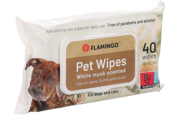 FLAMINGO CHUSTECZKI PIEL. PIŻMO 18x16cm 40szt