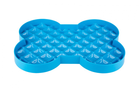 SloDog Slow Feeder Plate Miska spowalniająca duża kość turkusowa