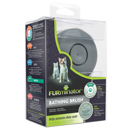 FURMINATOR Szczotka do kąpieli dla psa i kota