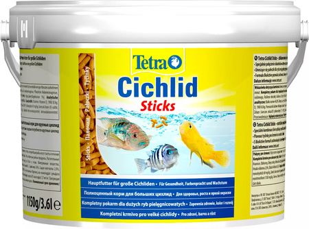 Tetra Cichlid Sticks 3,6 l - wiaderko, pokarm dla ryb pielęgnicowatych