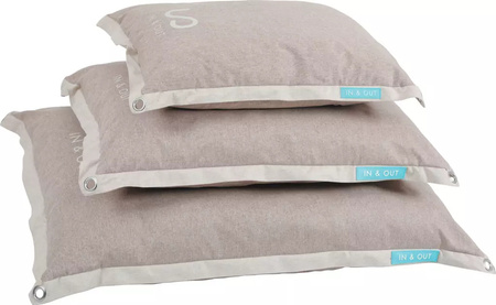 *- ZOLUX Poducha ze zdejmowanym pokrowcem IN and OUT 110 cm kol. brązowy