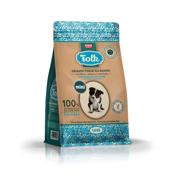 Karma sucha dla psa FOLK Junior MINI Delikatny posiłek dla malucha z królikiem, cielęciną i marchewką 1,6 kg