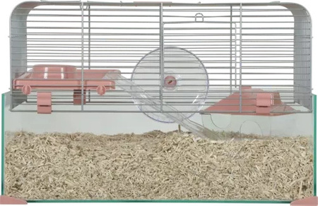 ZOLUX Klatka dla małych gryzoni Panas Colour 50 kol. różowy