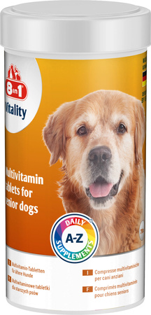 8in1 Vitality Multiwitaminy dla starszych psów 70tb