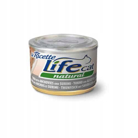 LIFE CAT pusz.150g TUNA+ANCHOVIES+SURIMI LA RICETTE /24