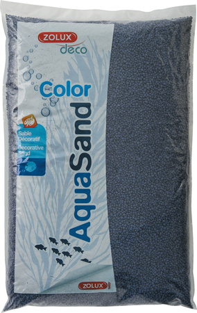 ZOLUX Żwirek do akwarium Aquasand Color błękit ultramarynowy 5 kg