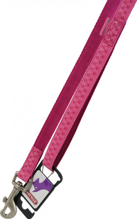 ZOLUX Smycz dla psa Mac Leather M 20 mm/1,2 m kol. fuksja