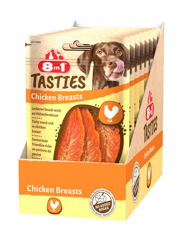 8in1 Przysmak dla psa piersi z kurczaka Tasties 85g