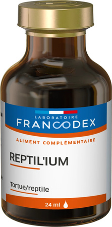 FRANCODEX Wapno dla żółwi i gadów, wzmacnia skorupę i szkielet 24 ml