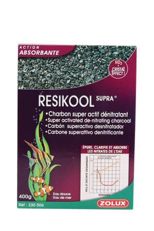 Zolux Wkład do filtra akwarium oczyszcza wodę Resikool Supra 400 g Actizoo