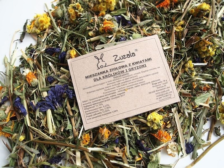 ZUZALA  MIESZANKA ZIOŁOWA Z KWIATAMI