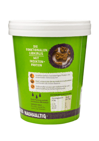 Tenetrio Hundekekse Hanf - ciasteczka z owadami, konopiami i batatami (200g)