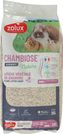 ZOLUX Ściółka dla królika i gryzoni Chambiose Nature 30 l