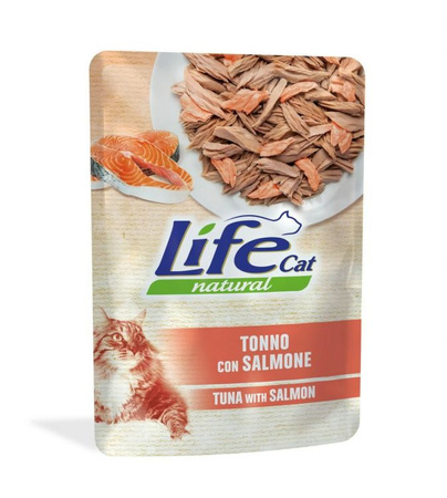 LIFE CAT sasz.70g TUNA + SALMON /30