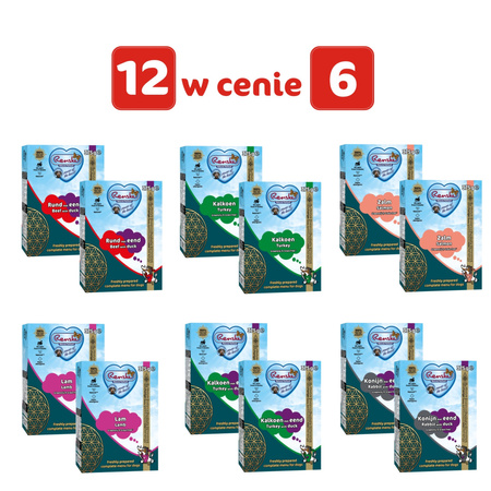 RENSKE fresh meal - zestaw karmy dla psa (12 szt. x 375g)