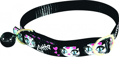 Zolux Obroża dla kota nylonowa LADYCAT30 cm kol. czarny