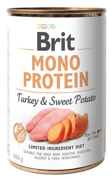 Brit Mono Protein Turkey & Sweet Potato puszka 400g