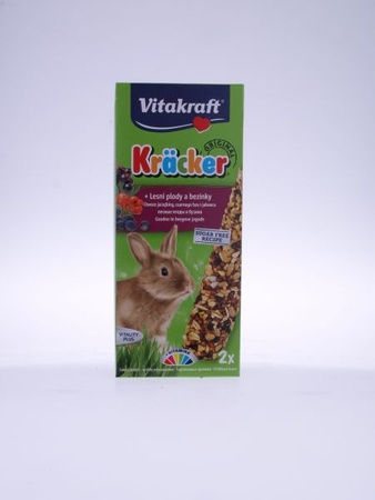 Vitakraft Kracker 2szt Królik Owoce leśne/czarny bez 112g [10624]