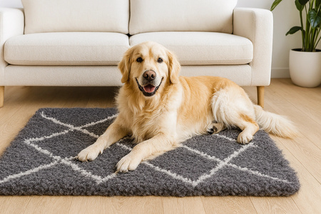 ZOLUX Dry bed posłanie izolujące dla psa wzór berberyjski 75x95 cm grafit