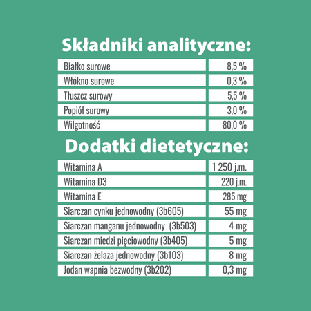 Karma mokra dla psa PUPIL Prime  bogata w wołowinę 400 g