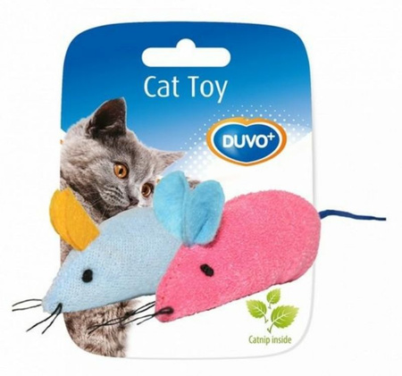 DUVO+ ZAB. KOT 2 X KOLOROWA MYSZKA 6x5x3cm 1717019 /6/36