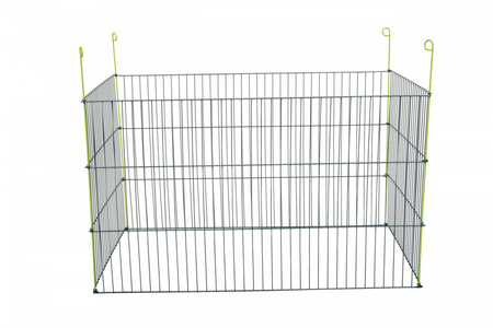 ZOLUX Wybieg prostokątna klatka dla królika, świnki morskiej szara
