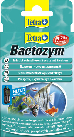 TETRA Bactozym 10 Kps. szczepy bakterii do filtra,szybka aktywacja akwarium