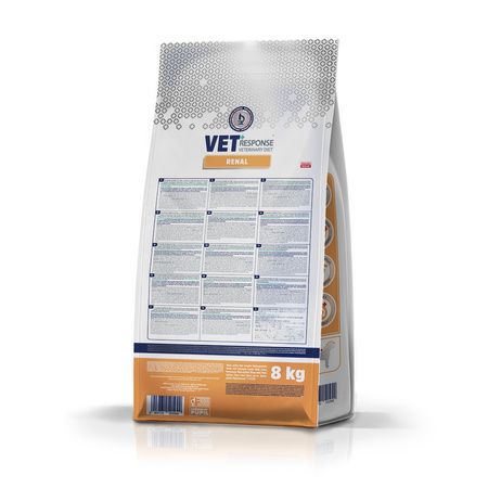 Karma sucha dla psa VET RESPONSE VETERINARY DIET RENAL 8 kg