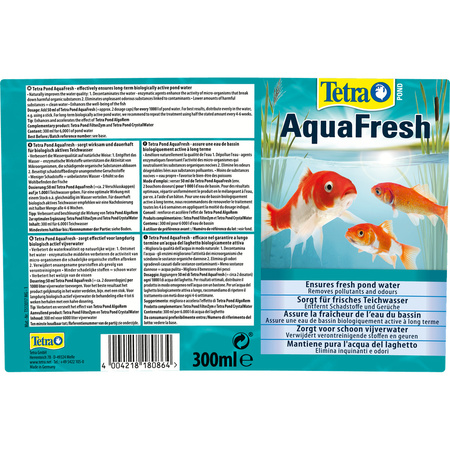 Tetra Pond AquaFresh 300 ml - śr. do uzdatniania wody