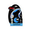 FLEXI Smycz automatyczna dla psa New Comfort M taśma 5 m kol. niebieski