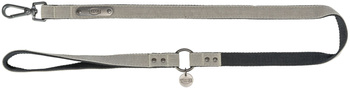 CityStyle, smycz, dla psa, bawełna, jasnoszara, S–M: 1.20 m/13 mm