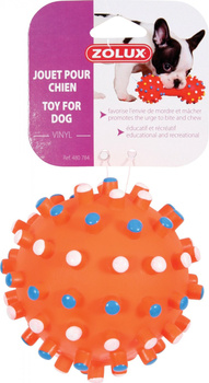 ZOLUX Zabawka winylowa dla psa Piłka z wypustkami 10 cm