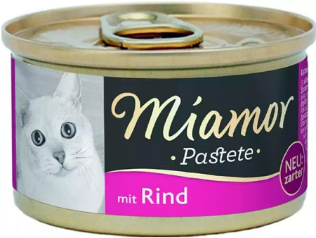 MIAMOR KOT pusz.85g PASTETE WOŁOWINA /12