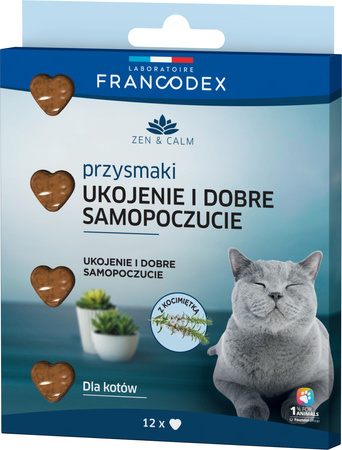 FRANCODEX PL Przysmak antystresowy dla kota z kocimiętką 12 szt.