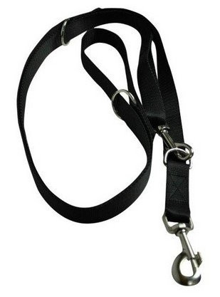 CHABA Smycz taśma regulowana - 30mm x 130/260cm czarna