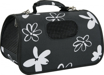 Zolux Torba transportowa dla psa i kota FLOWER średnia czarna