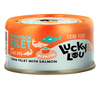 Lucky Lou Extrafood Tuńczyk & łosoś w bulionie puszka 70g