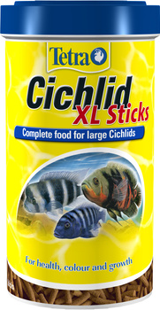 Tetra Cichlid XL Sticks 500 ml, pokarm dla ryb z rodziny pielęgnicowatych