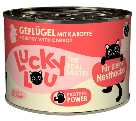 Lucky Lou Lifestage Kitten Drób puszka 200g