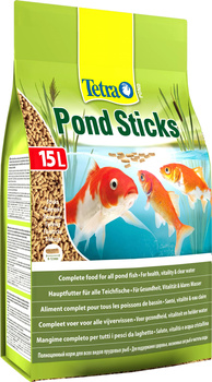 TETRA Pond Sticks 15 L Pokarm dla ryb stawowych w oczku wodnym pałeczki