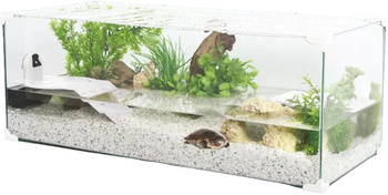 *- ZOLUX Aquaterrarium Karapas Aqua PRO 100x40x30 cm kol. biały